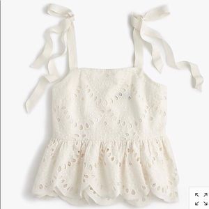 Jcrew Eyelet Top